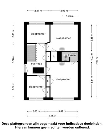 Floorplan - Oude Molenweg 68, 7551 HD Hengelo